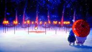 Kid Tanjiro watches his father perform the Dance of Fire (Image Source: Ufotable)